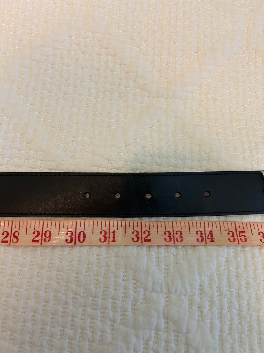 Donna Katz Black Leather Belt with Decorative Silver Buckle - Picture 12 of 12